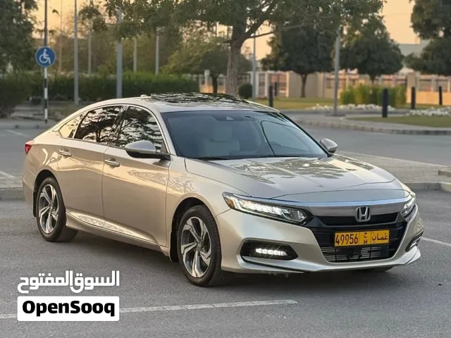 هوندا أكورد 2018 EX-L ذهبي موديل 2018 أمريكي مع أنوار LED وكاميرا خلفية
