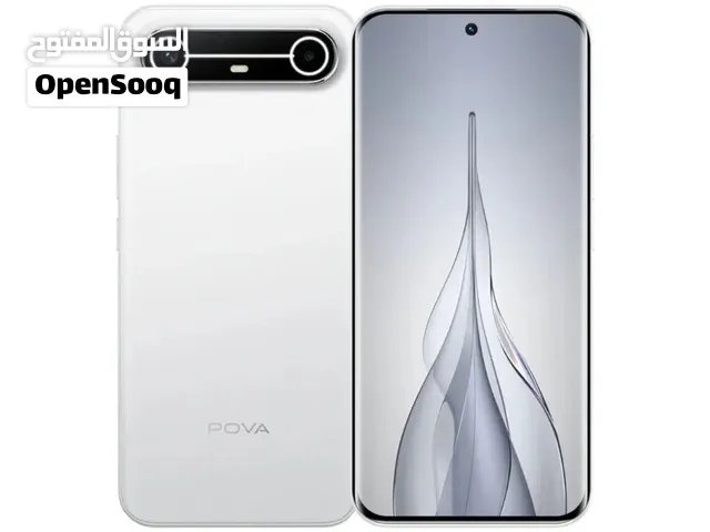 Tecno Pova Slim 5G ذاكرة 256 لون ابيض