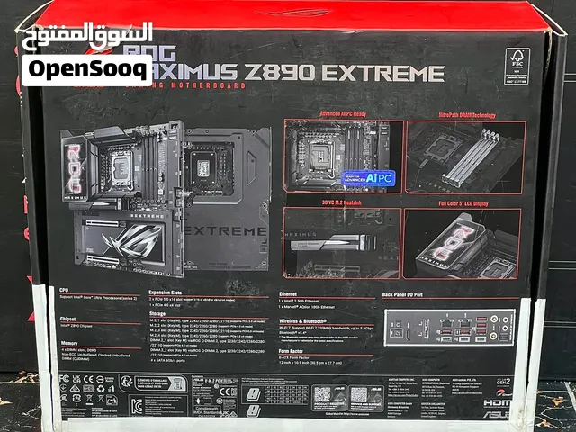 للبيع مذربورد اسوس روج ماكسيموس الفاخرة ASUS ROG Maximus Z890 Extreme جديدة