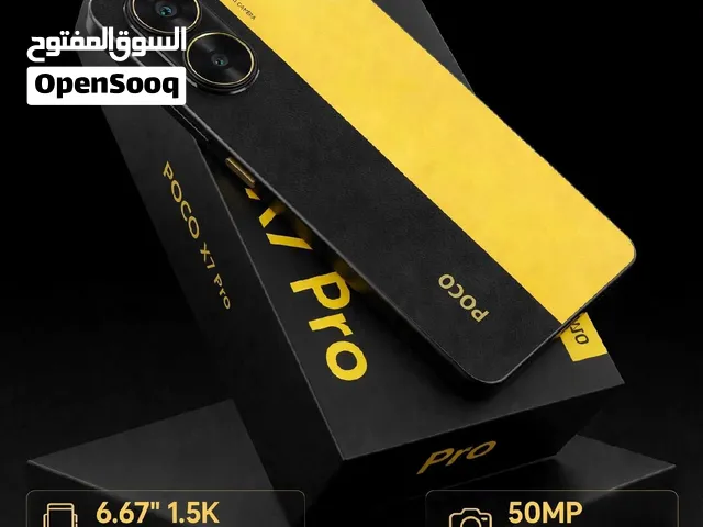 توفر من جديد POCO X7 Pro مستعمل جديد بسعر مناسب وبي مجال للشراي لون ذهبي لكثرة الطلب عليه