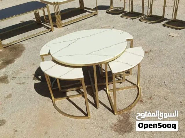 عالم الابداع للطاولات المجالس بديل الرخام