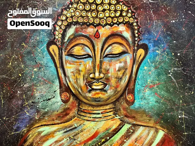 Hand made painting wall art