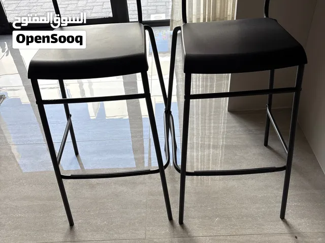 Black high chairs