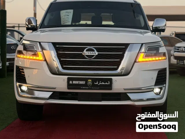 Nissan Patrol LE Platinum City 2021 GCC single owner-bank finance available-بلاتينيوم فل-تشيكات الوك
