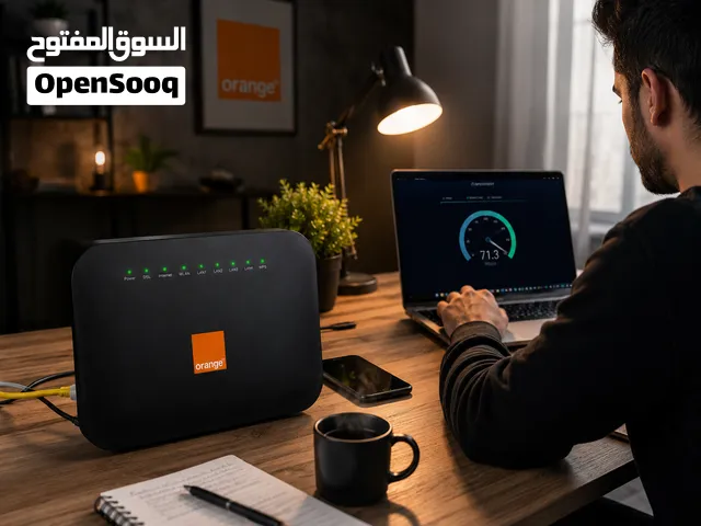 راوتر Orange DN8245V VDSL — شبه جديد  استعمال شهر فقط  كسر زيرو