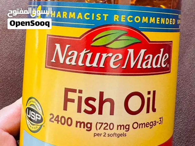 مكمل غذائي زيت السمك ( أوميجا3 )     منتج أمريكي 100%