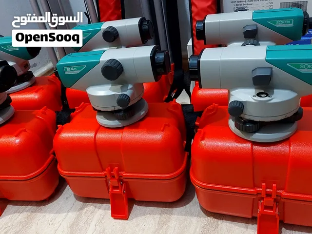 اجهزة مساحية واكسسوارات لايكا توبكون متر ليزر ليفل توتل استيشن مسطرة total, level, gps, pole, staff,