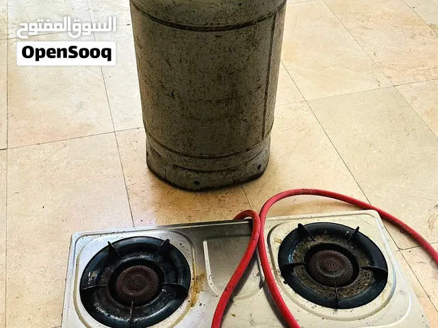 Complete Gas Setup -  cylinder pipe & regulator  2-burner gas stove