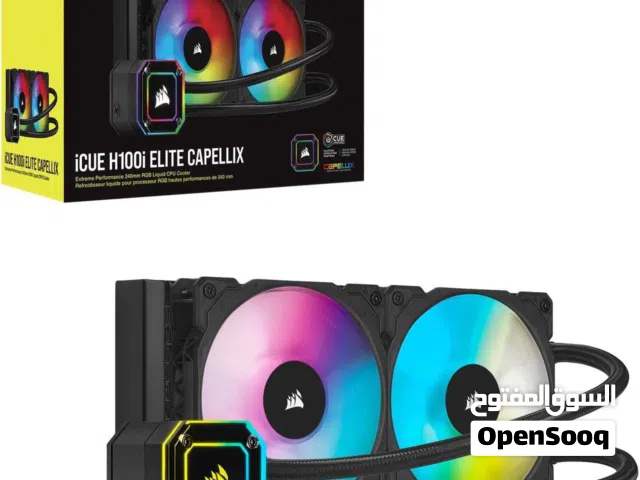 Corsair Hydro Series, iCUE H100i ELITE CAPELLIX, 240mm Radiator
