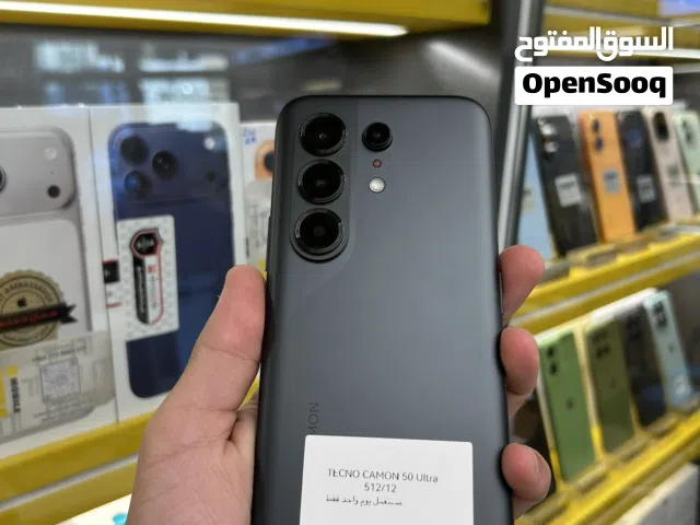 تكنو كامون 50 الترا مستعمل يوم واحد ذاكرة256/12