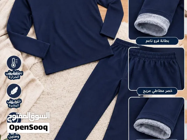 حراري رجالي مبطن فرو  من وزن 50ل100