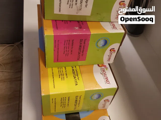 4 عبوات حبر طابعة hp بسعر البلاش..لست محل