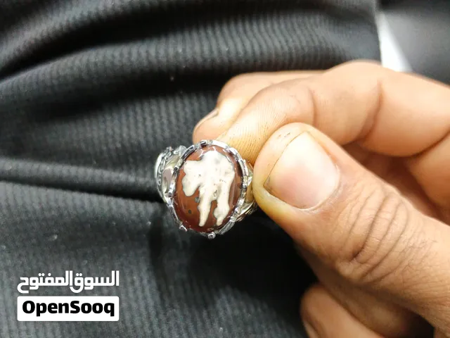 خاتم عقيق مصور