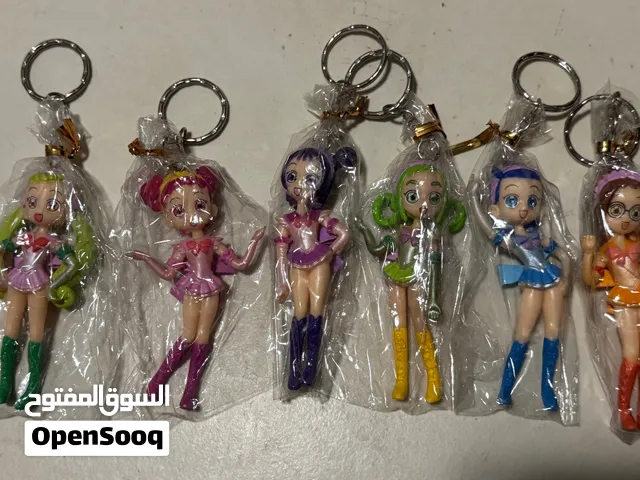 Ojamajo Doremi keychains figures - set of 6 علاقات مفاتيح فقرز أنمي دوريمي ممتازة