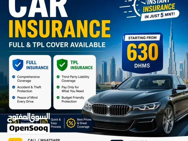 Car Insurance from AED 630 Instant in 5 Minutes