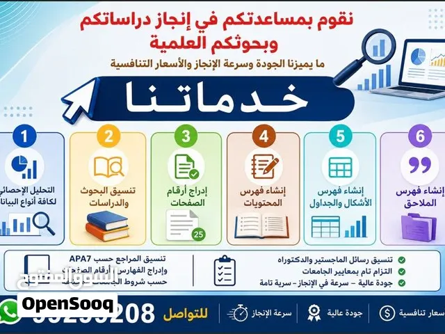 تحليل البيانات ومراجعة البحوث والدراسات العلمية