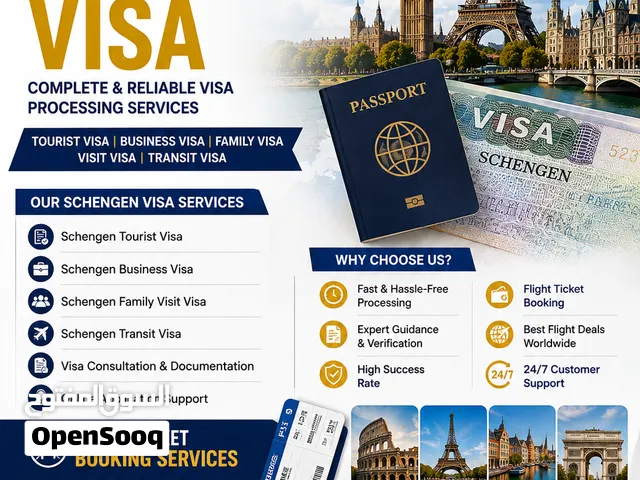 Europe Visa Processing, Flight Tickets & Complete Travel Services