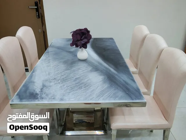 ميز طعام 6 كراسي الوصف مهم