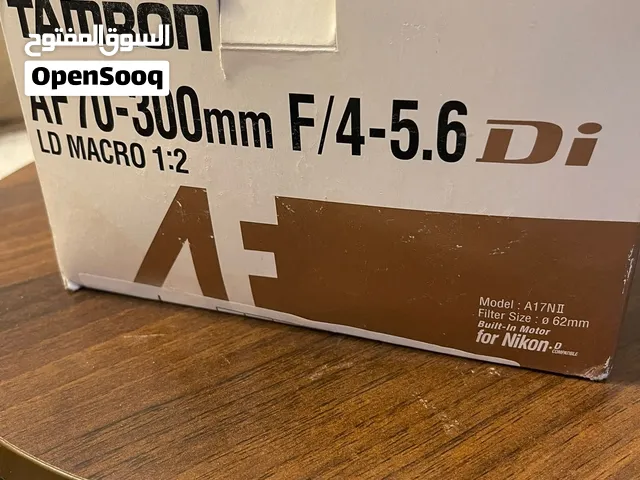 � للبيع عدسة Tamron 70-300mm نيكون – حالة ممتازة