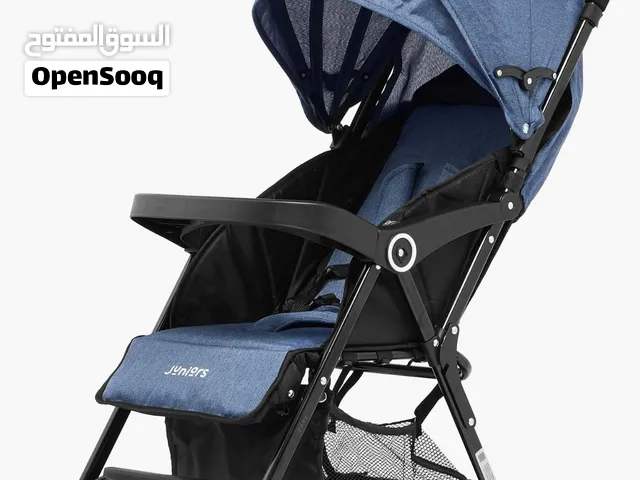 Juniors stroller with push button folding system