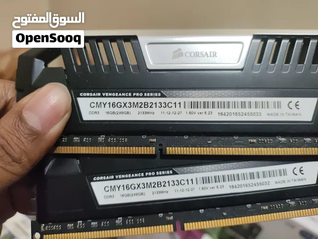 رامات احترافية Corsair Vengeance Pro DDR3 سعة 16GB تردد 2133MHz