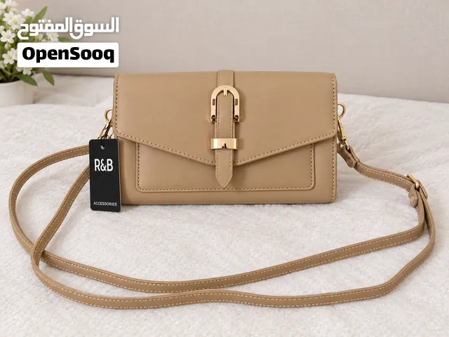 Brand New R&B Beige/Brown Crossbody Shoulder Bag – Never Used