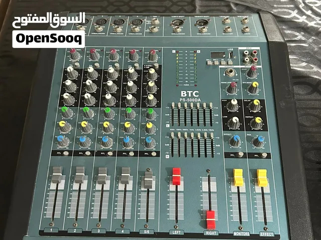 مكسر صوت مع باور BTC بقوة 500 واط (نظيف جدا وعلى الشرط)