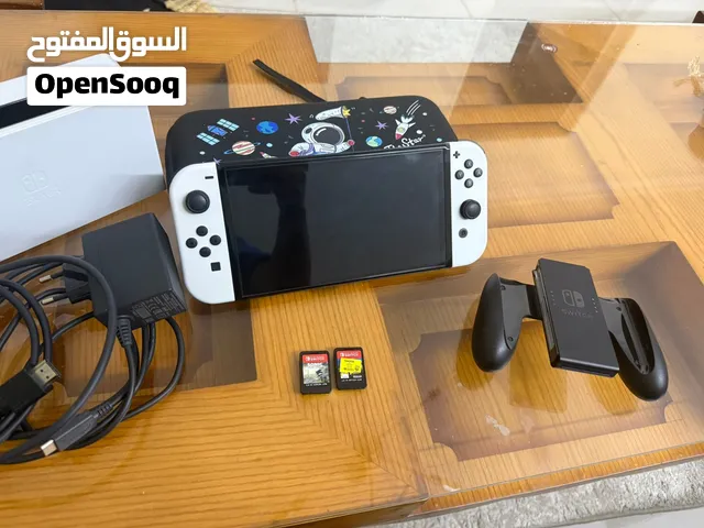 Nintendo switch 256 oled كسر زيرو و استعمال خفيف