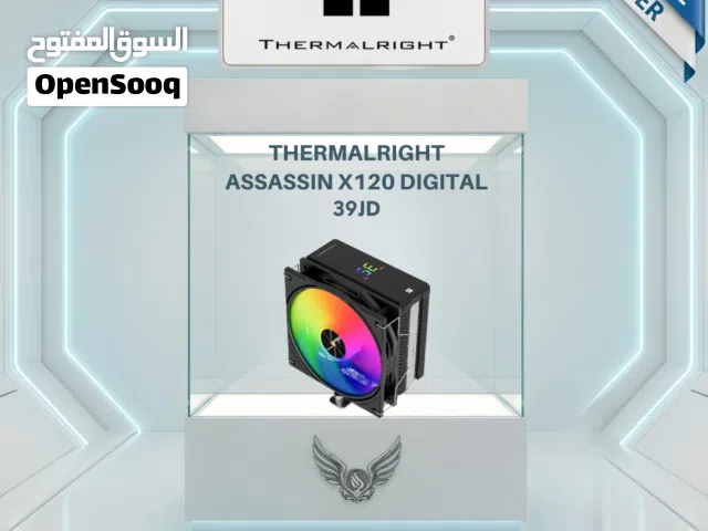 مروحة تبريد thermalright assassin x 120 مع شاشة ديجيتل بتبين الحرارة مناسب لجميع المعالجات بافضل سعر