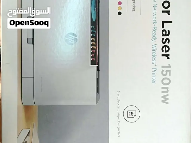 طابعة HP Color Laser 150nw جديد غير مستخدم