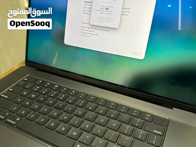 Apple MacBook Pro M4 Pro – بحالة الجديد!  الذاكرة: 48GB Unified Memory