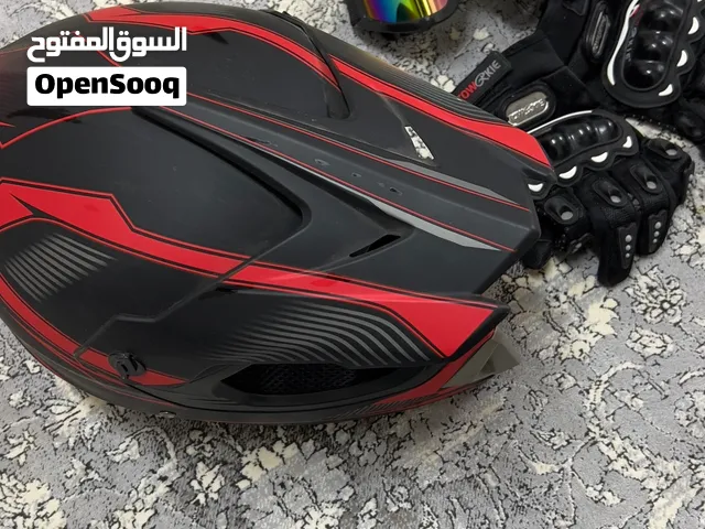 خوذة وقفاز سيفتي ونظارة جودة ممتازة