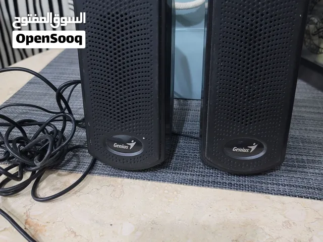 سماعات كمبيوتر ولابتوب ماركة Genius الأصلية (بحالة الوكالة)