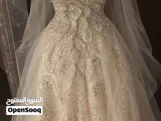 فستان فخم سكري للمناسبات و الأعراس