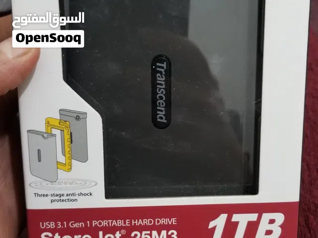 هارد خارجي ترنسند 1 تيرا جديد مختم عرطه