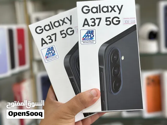 عرض خااص : Samsung A37 5G 256gb - جديد - مع ضمان وكيل عمان MHD ضمان سنة بأقل سعر من دكتور فون
