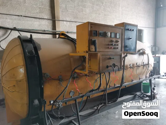 فرن حراري 3فاز لتلبيس إطارات الشاحنات الثقيلة والخفيفة سعة 10 إطارات