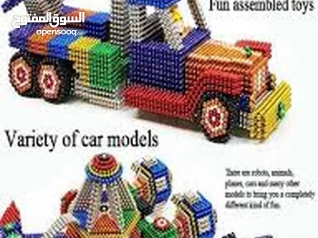 ليجو حبيبات مغناطيس ملونه خرز 3 ملي ذكاء مونتسيري تشكيل النماذج و مجسمات متناهية الصغر.