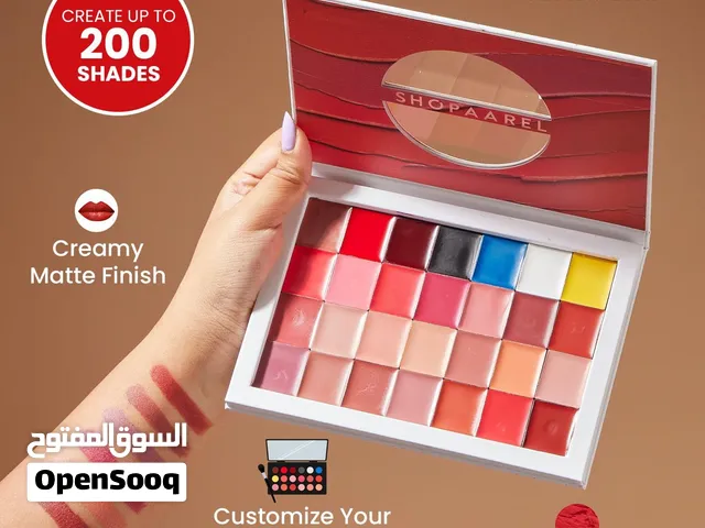 Shopaarel Mix it Pro Lip Palette With 28 Pigmented Shades Creamy Finish