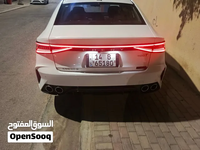 شيري اريزو 8 فول موصفات لون ابيض ماشيه سياره جديده تحويل بسمك السعر 185  رقم