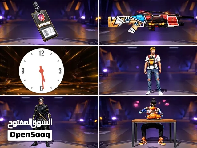 Free Fire Accounts and Characters for Sale in Damascus
