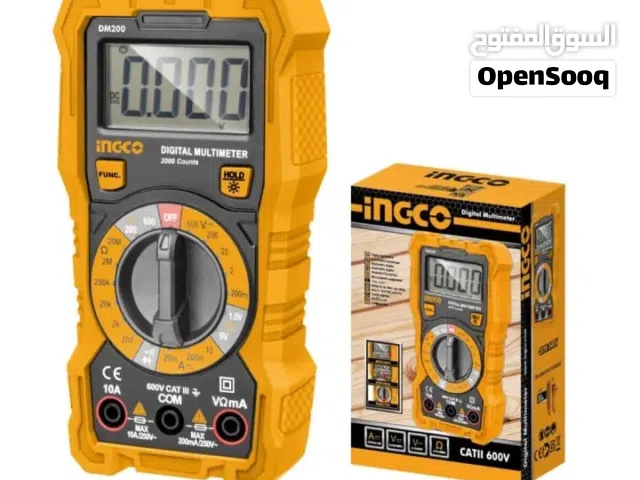 INGCO Digital Multimeter Tester CAT.III 600V