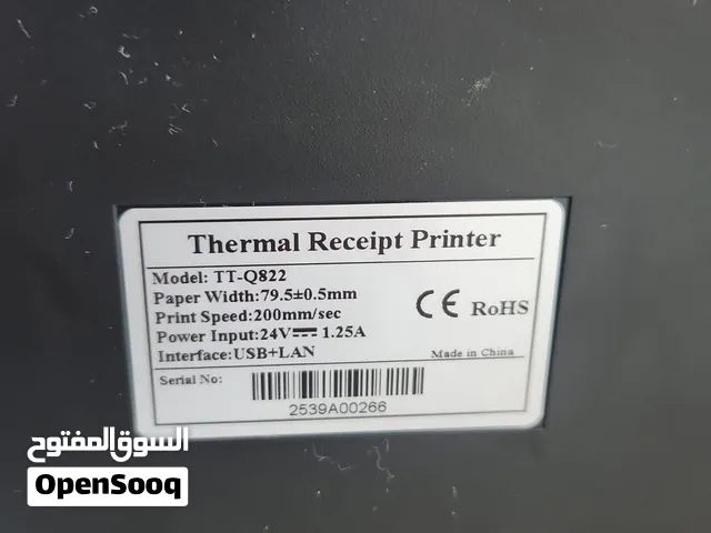 طابعة فواتير وإيصالات حرارية (Thermal Receipt Printer).  الاكثر طلبا  ZY-Q822 zywell