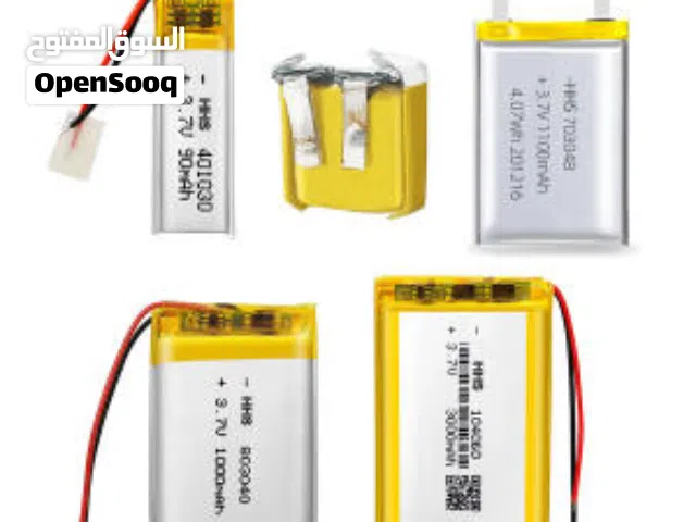 Lipo Battery Rechargeable Lithium Polymer ion Battery 3.7V بطاريات ليثيوم للاجهزة الالكترونية