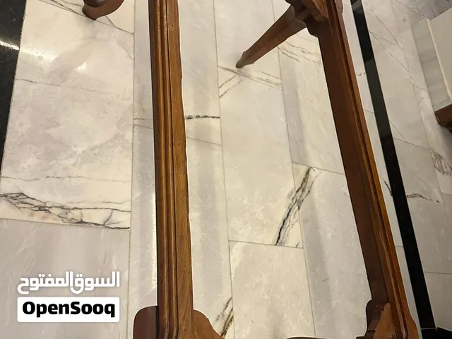 طاولة صالون خشب طبيعي
