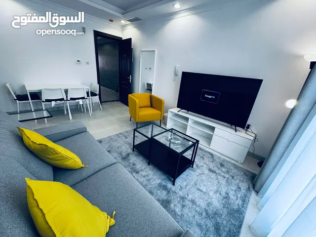 شقق مفروشة بالسالمية للإيجار الشهري والسنوي موقع مميز, غرفتين وصالة