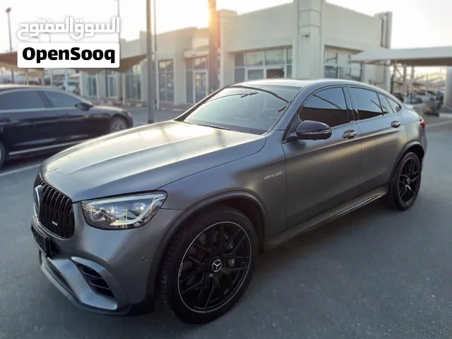 2020 GLC 63 AMG COUPE -  3,500 AED/MONTH - ORIGINAL MATTE PAINT - مواصفات المانية متاحة للتقسيط