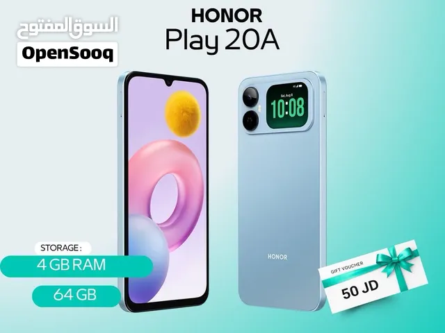 HONOR PLAY 20A (64GB) (128GB) 4 RAM NEW /// هونر بلاي 20 ايه (64 ,128جيجا)