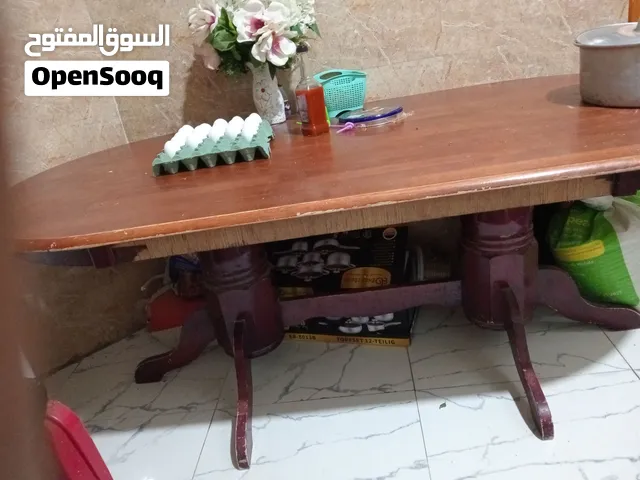 ميز طعام خشب صاج طراز قديم انتيكا جاهزة