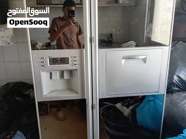 ثلاجة سامسونج بابين مع كولر وتاعت قوالب ثلج